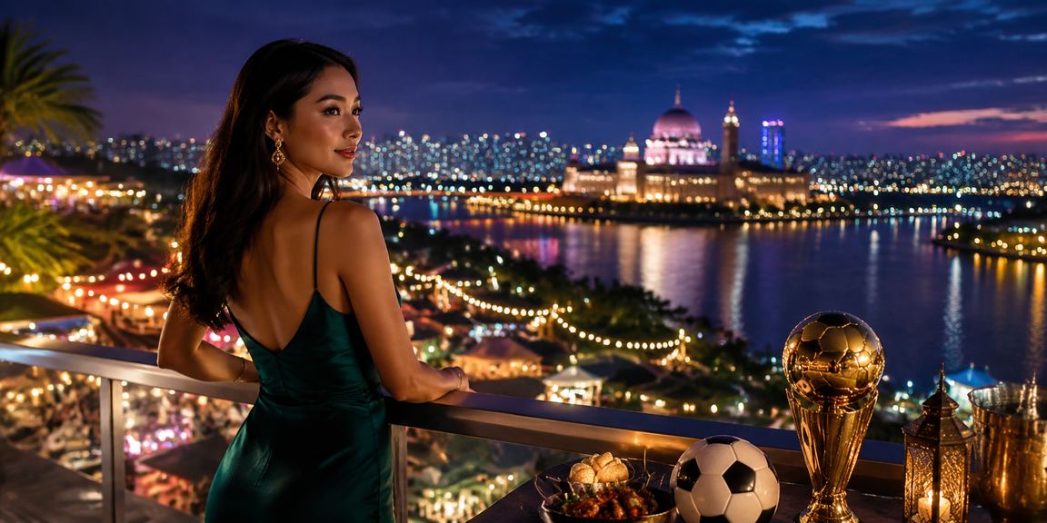 Peminat bola sepak di Putrajaya menyemak odds perlawanan liga Malaysia di platform mazda3